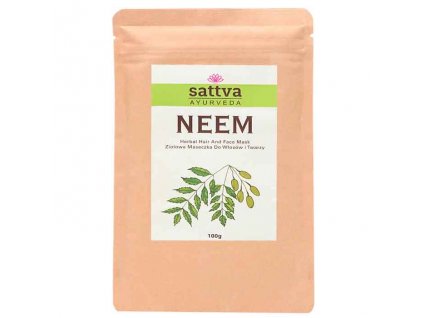 SATTVA Neem Powder Hair & Face Mask 100g