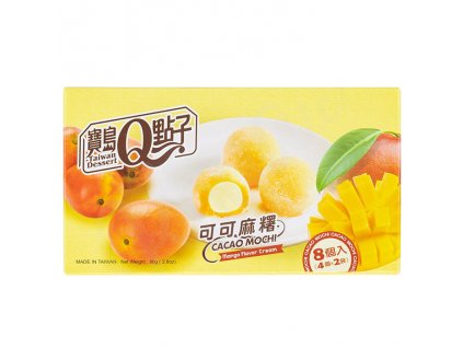 TAIWAN DESSERT Japonské kakaové Mochi s příchutí manga 80g