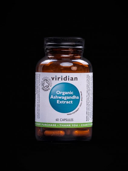 Viridian Ashwagandha Extract Organic 60 kapslí