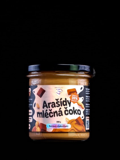 arašídy s mléčnou 1 min