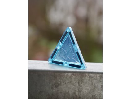 Magnetický trojúhelník rovnostranný malý barevný (7,5x7,5cm)