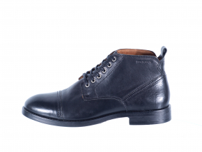 Pánská kožená šněrovací kotníková obuv značky Ten Points  TP 386011 101 (Velikost 44, barva 101 černá)