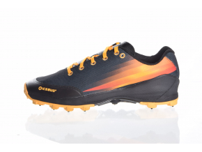 Dámská hřebová závodní běžecká obuv ZEAL5 W OLX Black/FireOrange švédské značky ICEBUG