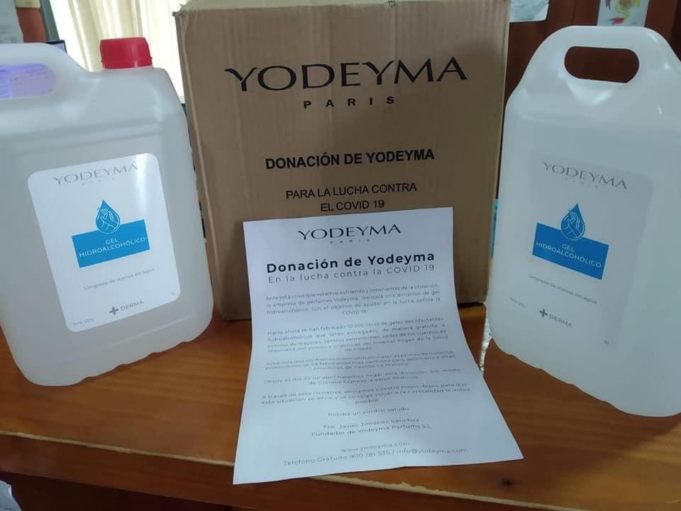 YODEYMA DAROVALA 10.000 LITRŮ DEZINFEKČNÍHO GELU 