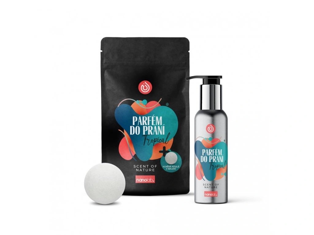 Nanolab Parfém do praní i sušičky Tropical 300 ml + vlněná koule