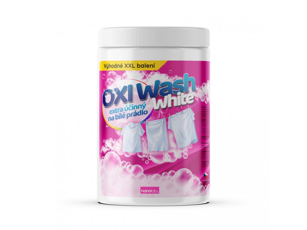 Nanolab OXI Wash na bílé prádlo 1kg