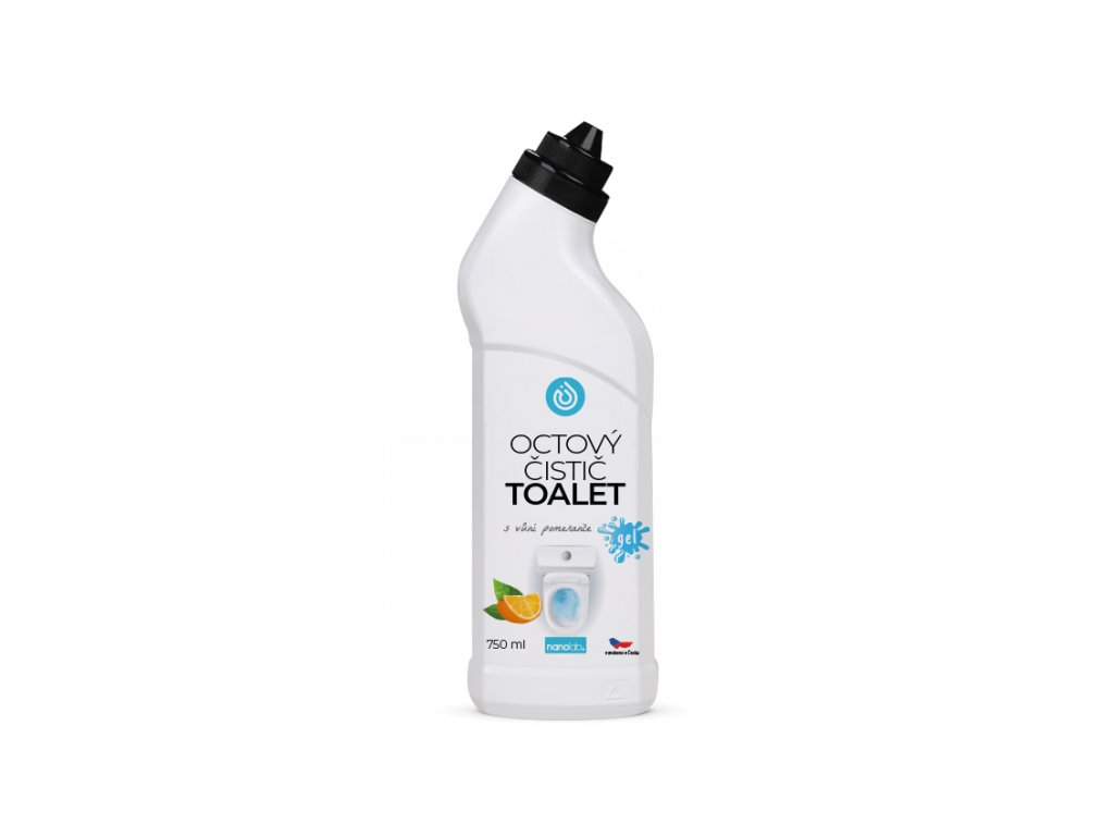 Nanolab Přírodní octový čistič TOALET s vůní Pomeranče 750 ml