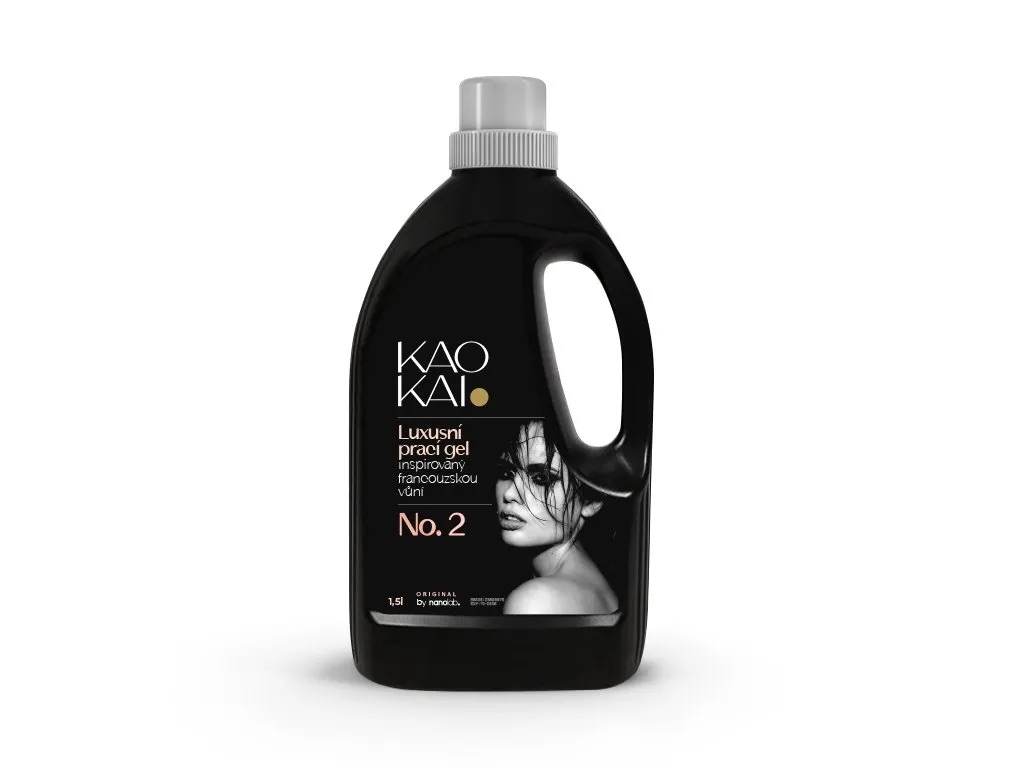 Nanolab KAO KAI. Prací gel inspirovaný francouzskou vůní No. 2 Objem: 1,5l Pracích dávek: 40