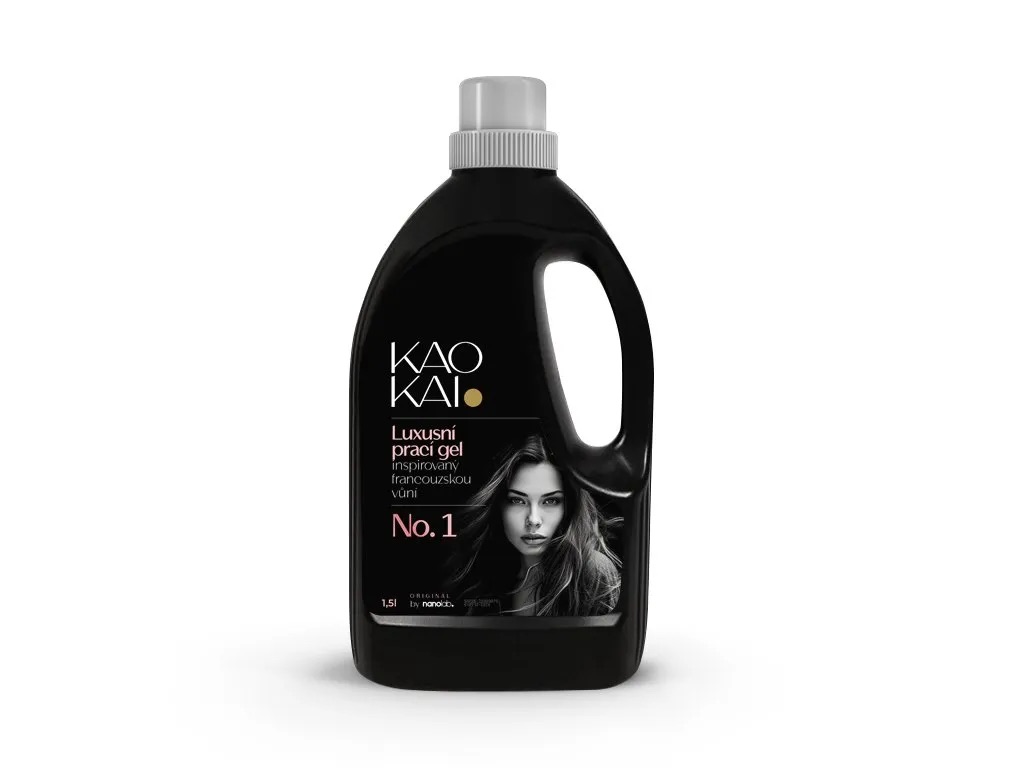 Nanolab KAO KAI. Prací gel inspirovaný francouzskou vůní No. 1 Objem: 1,5l Pracích dávek: 40