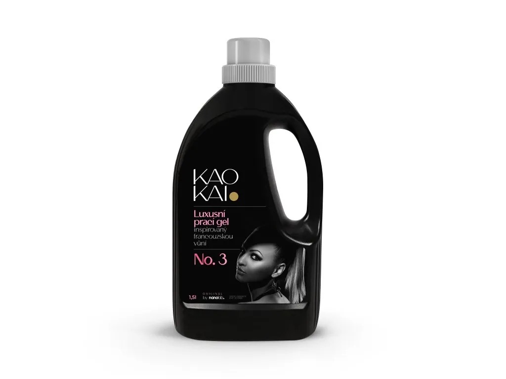 Nanolab KAO KAI. Prací gel inspirovaný francouzskou vůní No. 3 Objem: 1,5l Pracích dávek: 40
