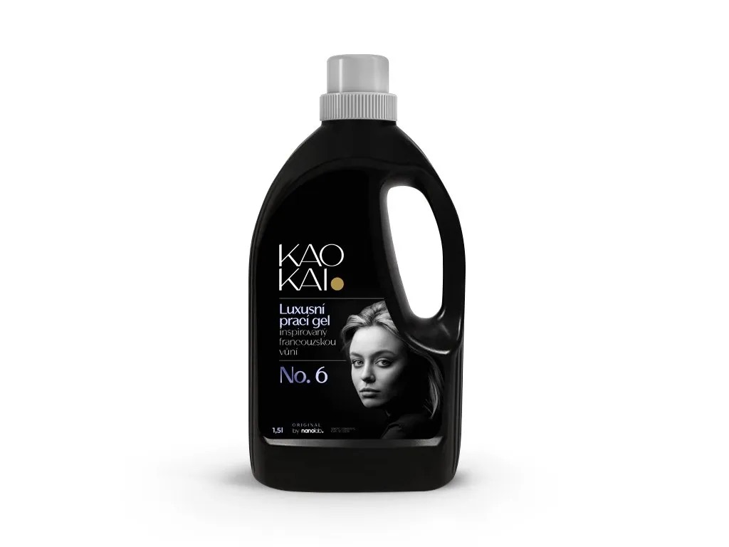 Nanolab KAO KAI. Prací gel inspirovaný francouzskou vůní No. 6 Objem: 1,5l Pracích dávek: 40