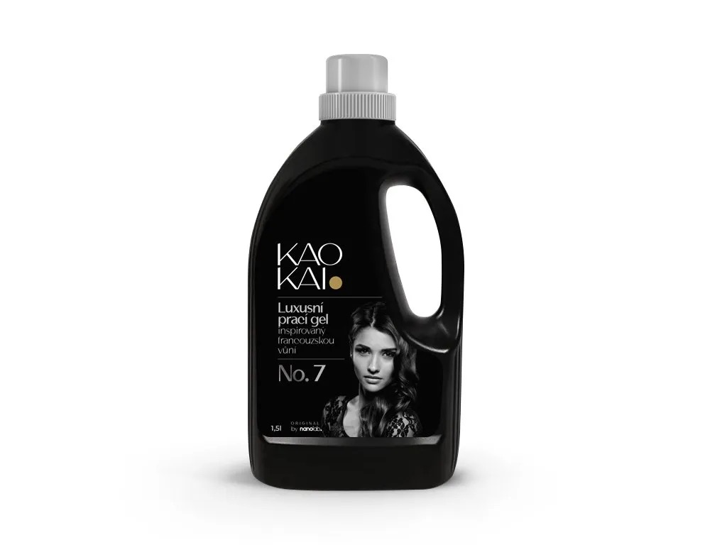 Nanolab KAO KAI. Prací gel inspirovaný francouzskou vůní No. 7 Objem: 1,5l Pracích dávek: 40