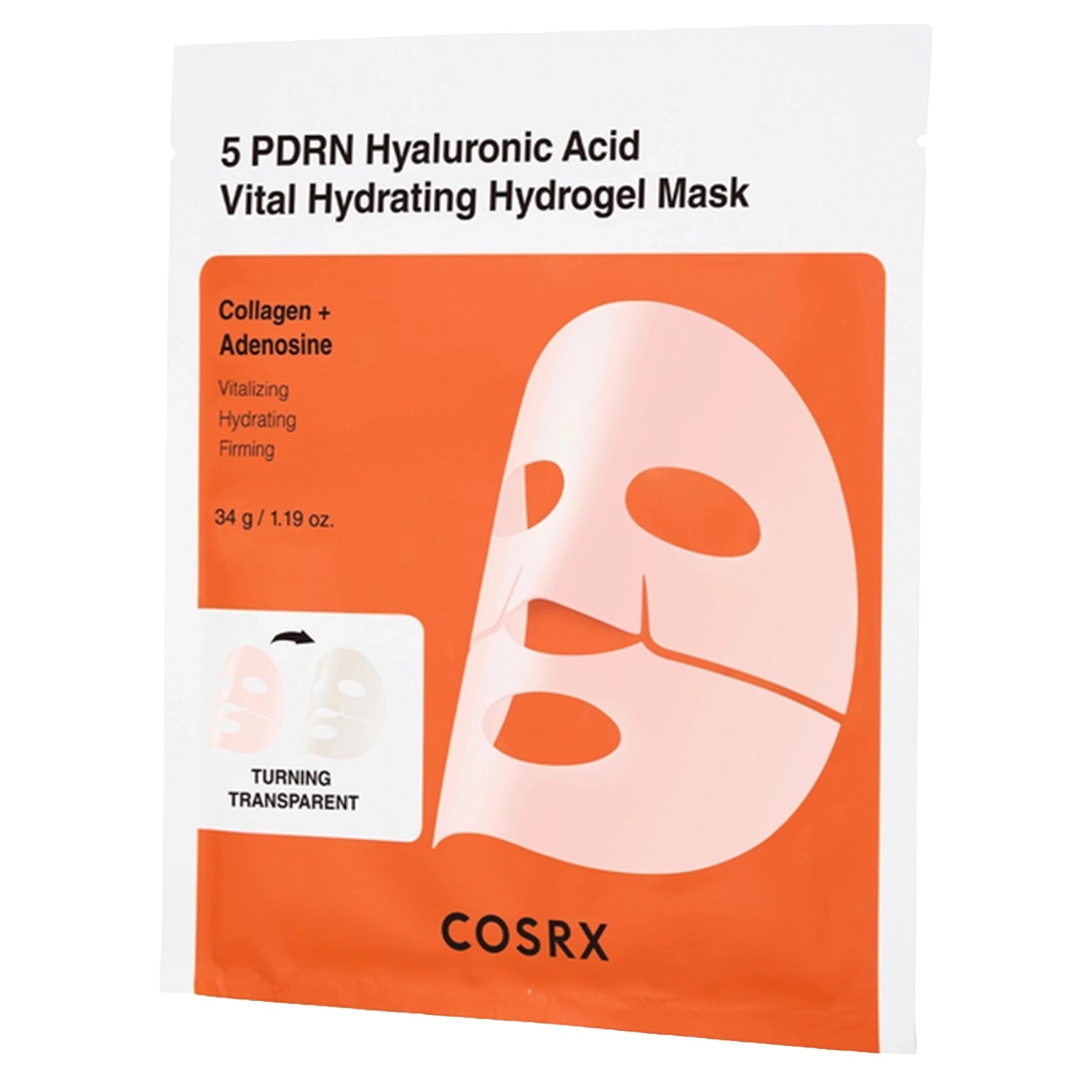 Levně COSRX 5 PDRN Hyaluronic Acid Vital Hydrating Hydrogel Mask