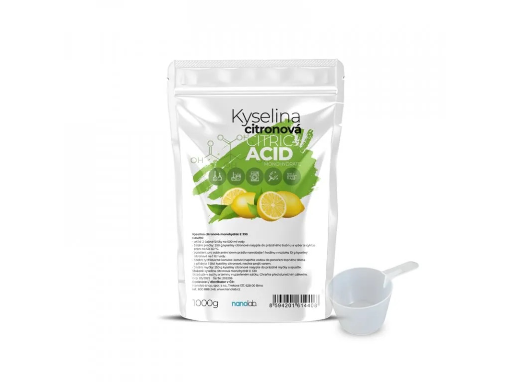 Nanolab Kyselina citrónová Objem: 1Kg