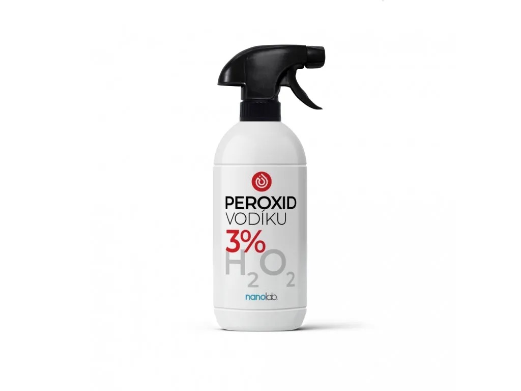 Nanolab Peroxid vodíka 3% na upratovanie Objem: 500ml ve spreji