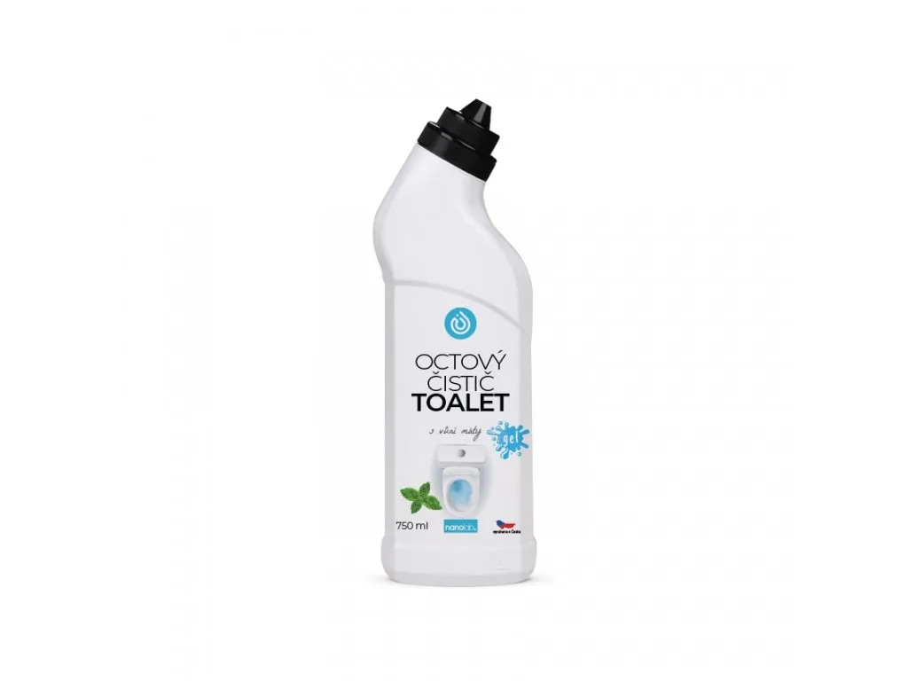 Nanolab Prírodný octový čistič TOALET s vôňou Mäty 750 ml