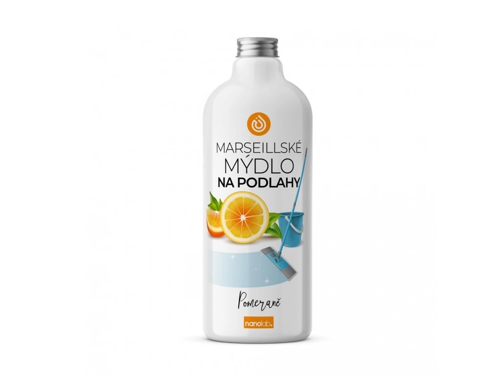 Nanolab Čistič na podlahy z Marseillského mydla Pomaranč 1L