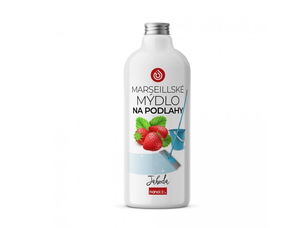 Nanolab Čistič na podlahy z Marseillského mydla Jahoda 1L
