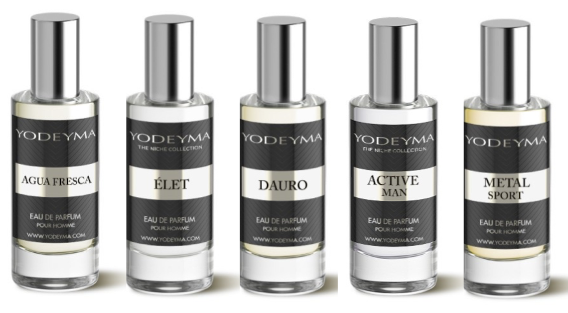 YODEYMA Paris Sada Modern man YODEYMA 5x15ml bez viečka a bez krabičky