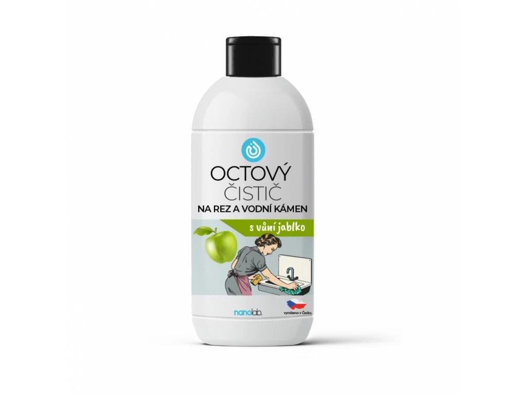 Nanolab Octový čistič NA REZ A VODNÝ KAMEŇ jablko 500 ml