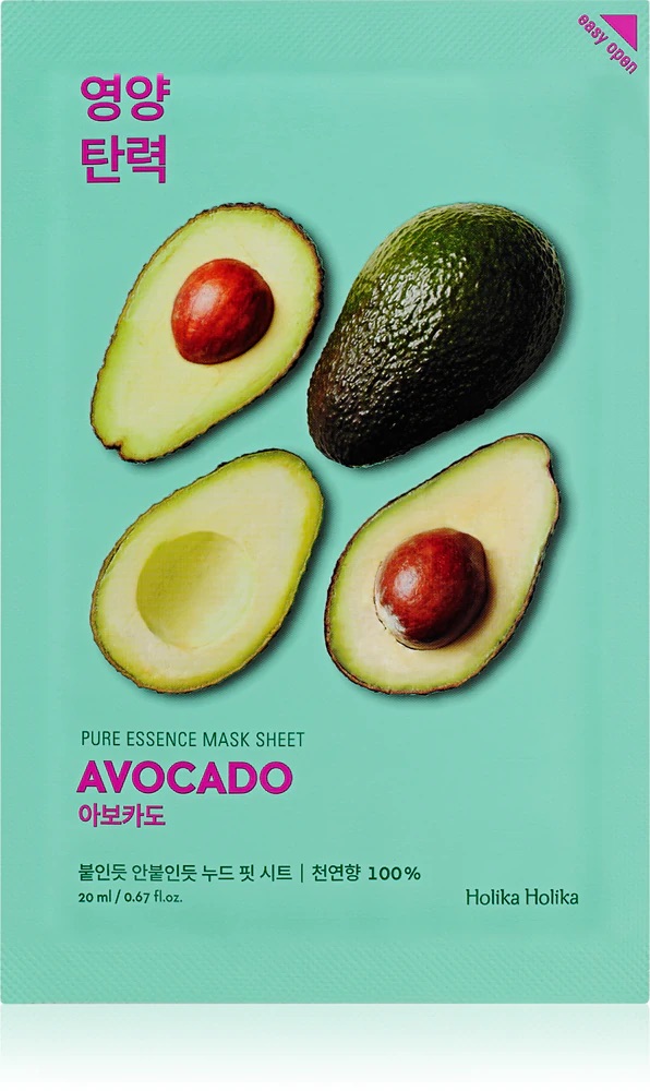 Holika Holika Pure Essence Mask Sheet - Avocado