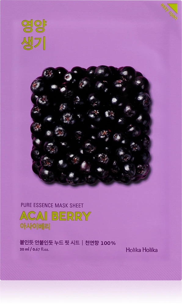 Holika Holika Pure Essence Mask Sheet Acai Berry