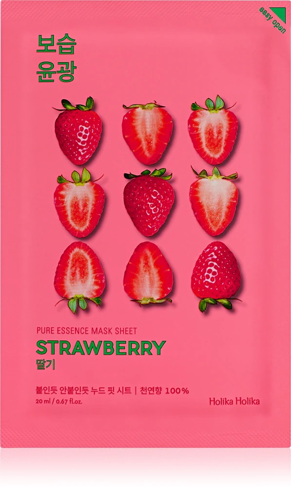 Holika Holika Pure Essence Mask Sheet - Strawberry