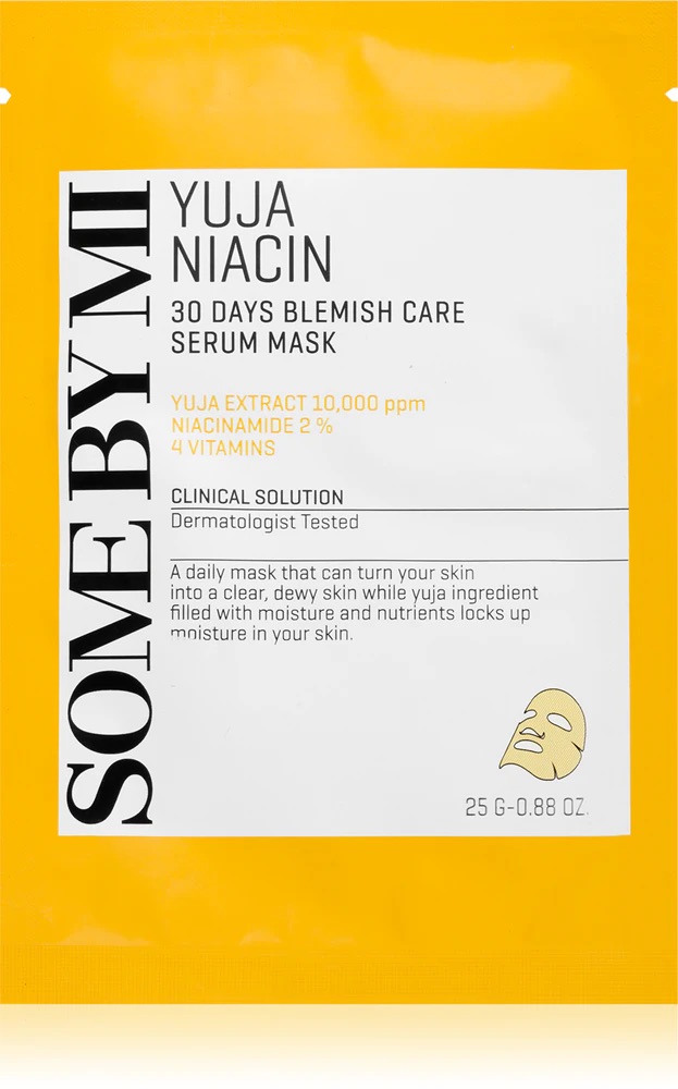 Some By Mi Yuja Niacin Blemish Serum Mask