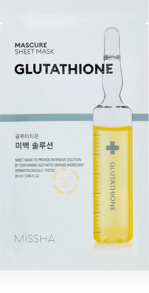 Missha Mascure Whitening Glutathione Sheet Mask