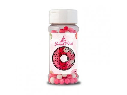 SweetArt cukrové perly Love mix 7 mm (80 g)