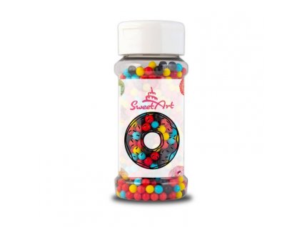 SweetArt cukrové perly Cars mix 5 mm (80 g)