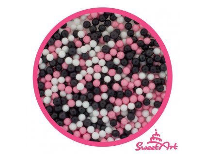 SweetArt cukrové perly Minnie mix 5 mm (80 g)