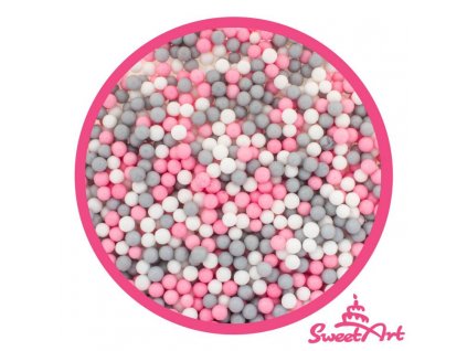 SweetArt cukrové perly Kitty mix 5 mm (80 g)