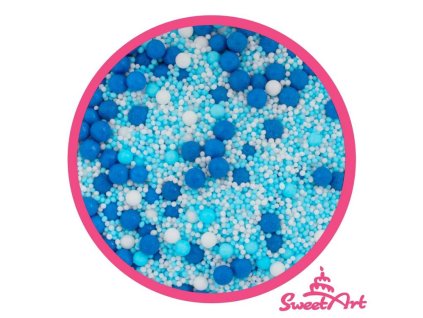 SweetArt cukrové zdobení Boy sprinkle mix (80 g)