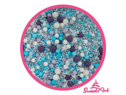 SweetArt cukrové zdobení Elsa sprinkle mix (80 g)