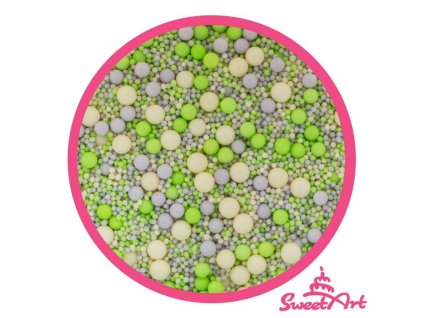 SweetArt cukrové zdobení Pastel sprinkle mix (80 g)