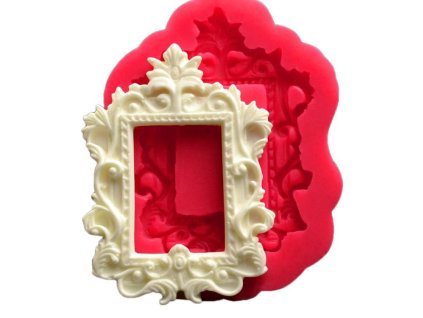 cesil silikonova forma ramecek zdobeny