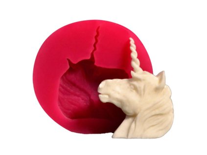 cesil silikonova forma hlava jednorozce