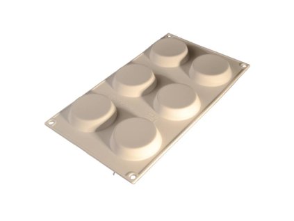cesil silikonova forma na peceni na mrazene dezerty tartaletky 7 cm na 6 ks