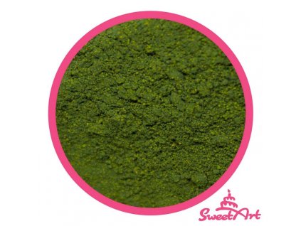 SweetArt jedlá prachová barva Grass Green trávově zelená (2,5 g)