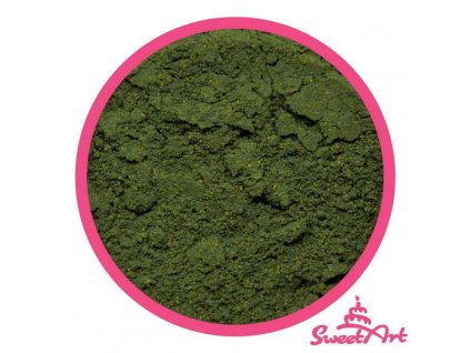 SweetArt jedlá prachová barva Dark Green tmavě zelená (2 g)