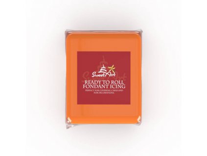 SweetArt potahovací a modelovací hmota vanilková Orange (250 g)