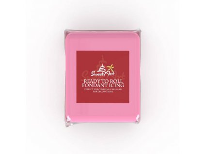 SweetArt potahovací a modelovací hmota vanilková Pink (250 g)