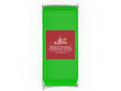 SweetArt potahovací a modelovací hmota vanilková Green (1 kg)