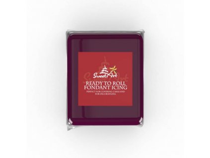 SweetArt potahovací a modelovací hmota vanilková Burgundy (250 g)