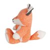 FLOW Hračka s tlukotem srdce Robin the Fox Orange