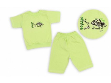 Detské pyžamko Terjan sv zelené Pistáciové Veľkosti kojenecké oblečenie 86 12-18m