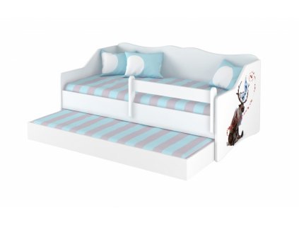Babyboo Detská posteľ LULU 160 x 80 Frozen Rozmery 160x80