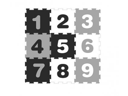 81327 detske penove puzzle podlozka na zem cislica smily play 9 ks