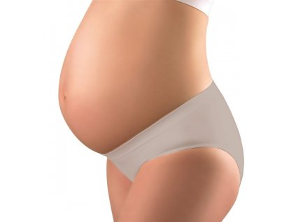 BabyOno Tehotenské nohavičky béžove veľkosť S Veľkosti tehotenské oblečenie S 36